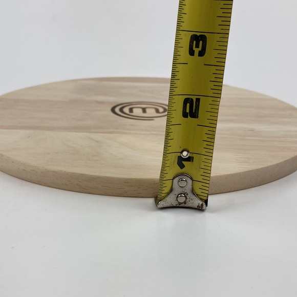 Master Chef Wood 9.5” Round Cutting Board Trivet Cheese Board - Picture 6 of 6